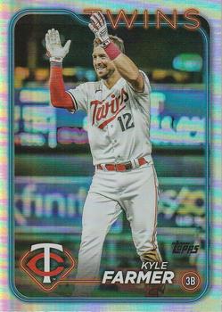 2024 Topps #379 Kyle Farmer Rainbow Foil
