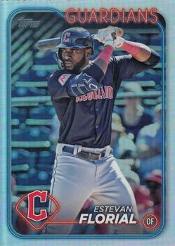 2024 Topps #531 Estevan Florial Rainbow Foil