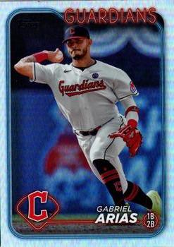 2024 Topps #579 Gabriel Arias Rainbow Foil