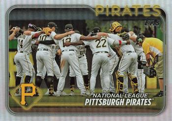 2024 Topps #696 Pittsburgh Pirates Rainbow Foil