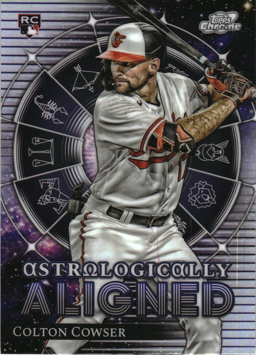2024 Topps Chrome Cosmic #AA-24 Colton Cowser Astrologically Aligned