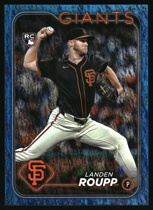 2024 Topps Update #US186 Landen Roupp Blue Holofoil #/999