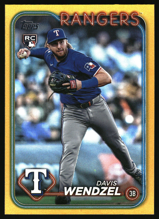 2024 Topps Update #US248 Davis Wendzel Gold Rainbow Foil