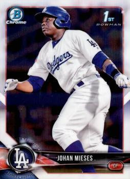 2018 Bowman #BCP19 Johan Mieses Chrome Prospects