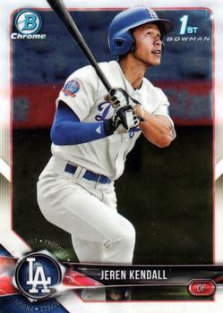 2018 Bowman #BCP23 Jeren Kendall Chrome Prospects