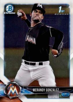 2018 Bowman #BCP70 Merandy Gonzalez Chrome Prospects