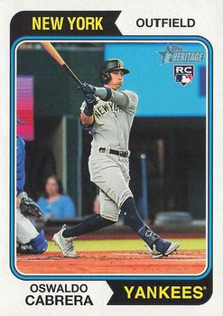 2023 Topps Heritage #135 Oswaldo Cabrera