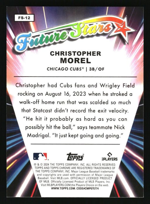 2024 Topps Chrome #FS-12 Christopher Morel Future Stars