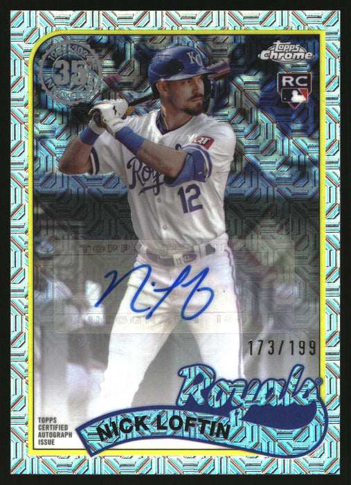 2024 Topps Update #T89CU-NL Nick Loftin 1989 Topps Chrome Autographs Silver /199