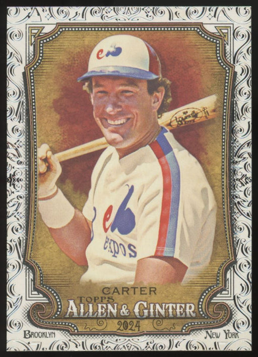 2024 Topps Allen & Ginter #192 Gary Carter Foil Filagree