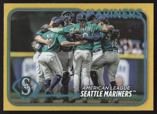 2024 Topps #241 Seattle Mariners Gold Foil