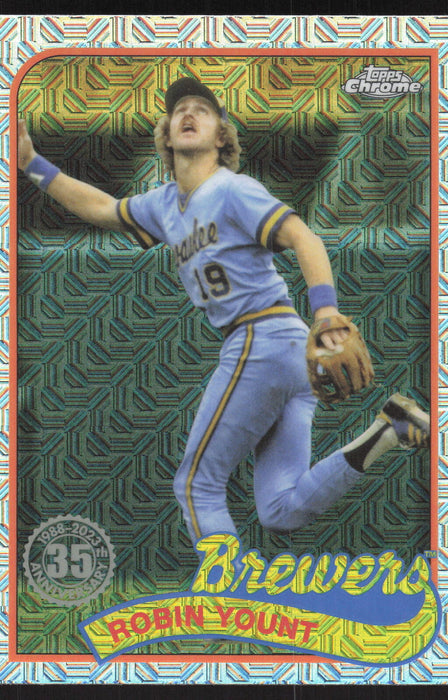 2024 Topps #T89C-4 Robin Yount 1989 Topps Baseball 35th Anniversary Chrome