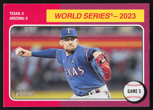 2024 Topps Heritage #465 World Series 2023: Game 5