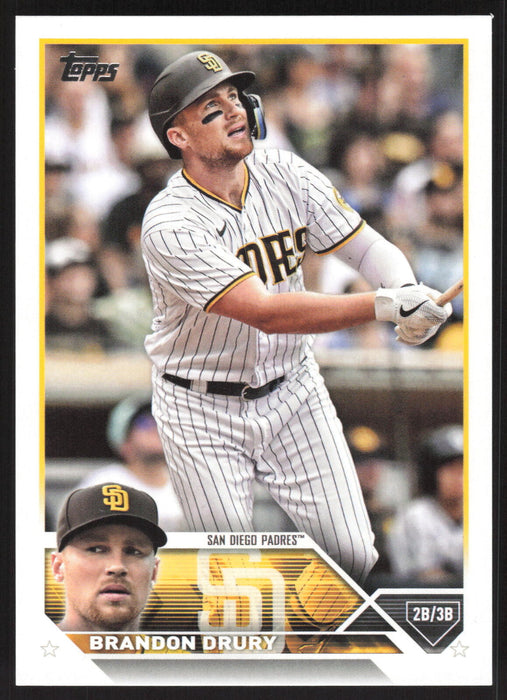 2023 Topps #14 Brandon Drury Advanced Stat #/300