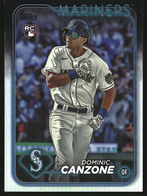 2024 Topps #195 Dominic Canzone Rainbow Foil