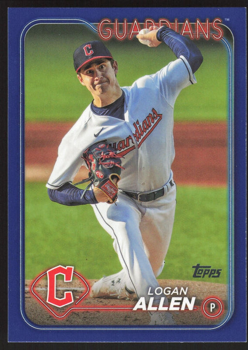 2024 Topps #339 Logan Allen Royal Blue