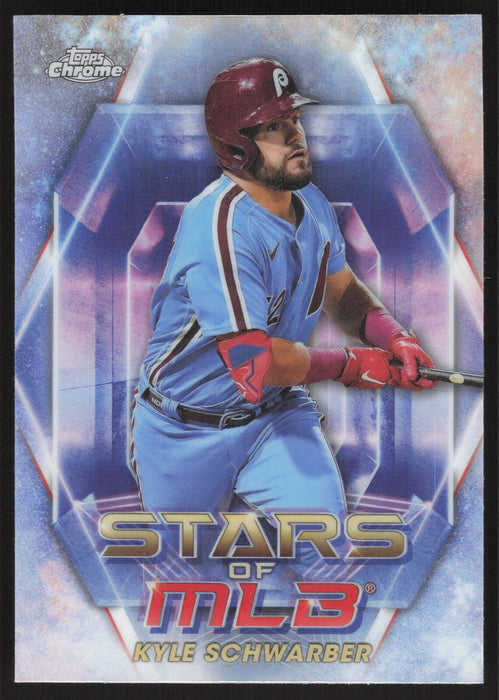 2023 Topps #SMLBC-53 Kyle Schwarber Stars of MLB Chrome