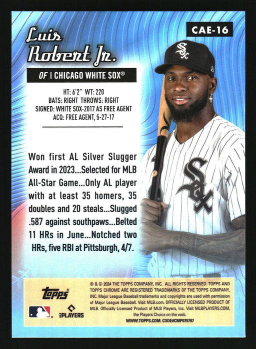 2024 Topps Chrome #CAE-16 Luis Robert Jr. Chrome All Etch