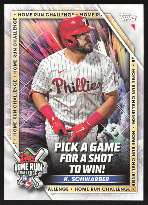 2023 Topps #HRC-19 Kyle Schwarber Home Run Challenge (Series One)