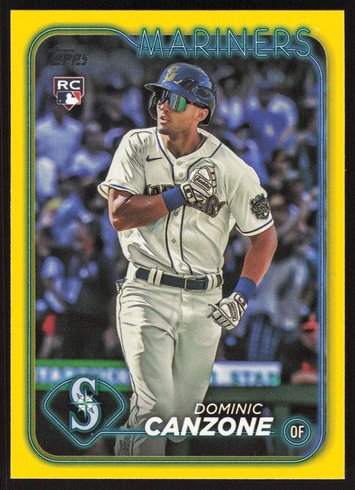 2024 Topps #195 Dominic Canzone Yellow