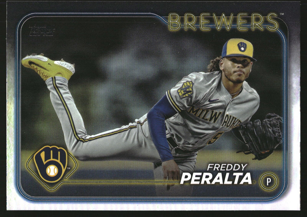2024 Topps #26 Freddy Peralta Rainbow Foil