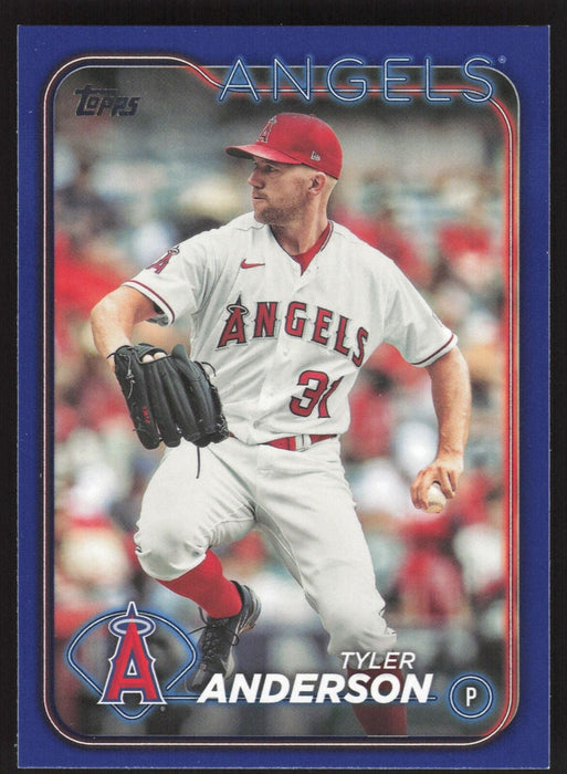 2024 Topps #248 Tyler Anderson Royal Blue