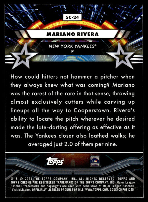 2024 Topps Chrome Cosmic #SC-24 Mariano Rivera Star Command