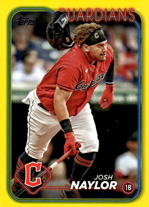 2024 Topps #10 Josh Naylor Yellow