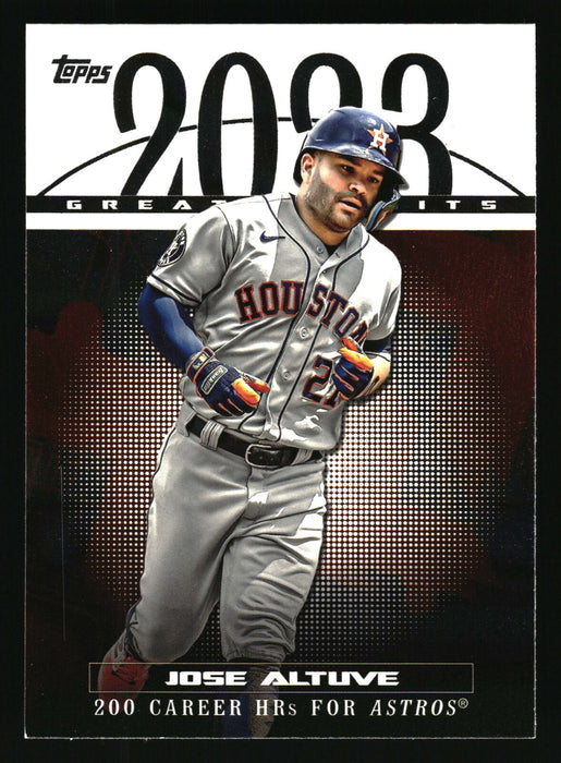 2024 Topps #23GH-10 Jose Altuve 2023 Greatest Hits