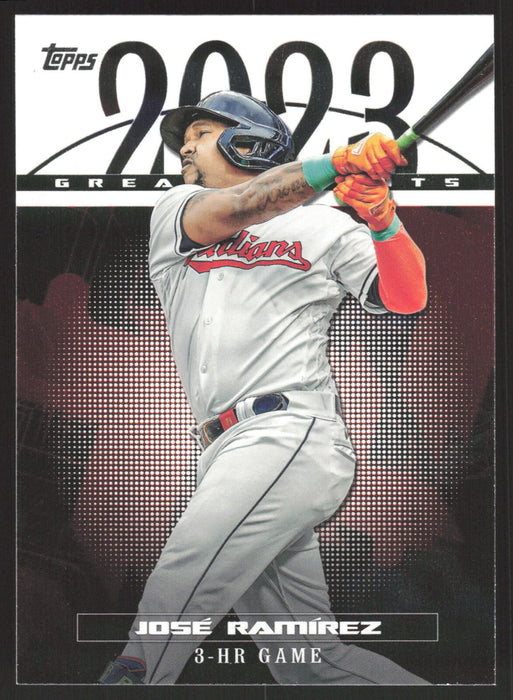 2024 Topps #23GH-4 José Ramírez 2023 Greatest Hits