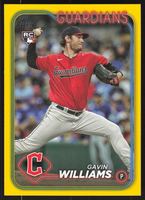 2024 Topps #242 Gavin Williams Yellow