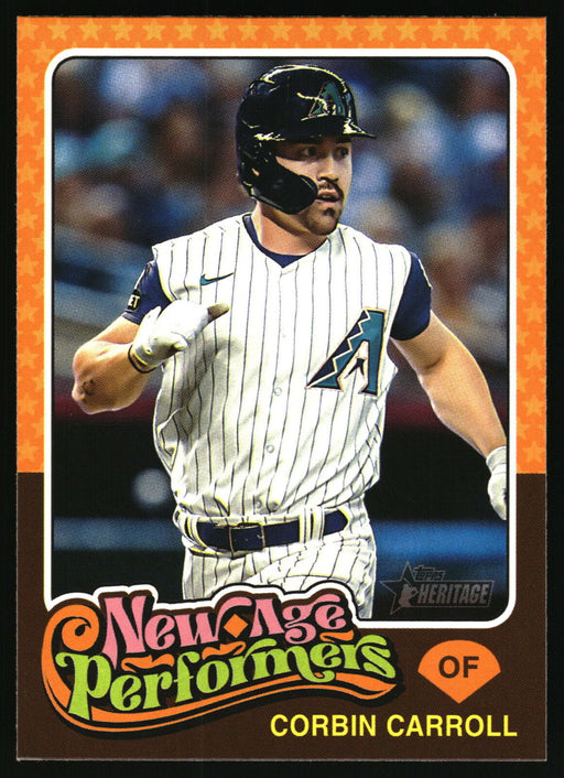 2024 Topps Heritage #NAP-8 Corbin Carroll New Age Performers