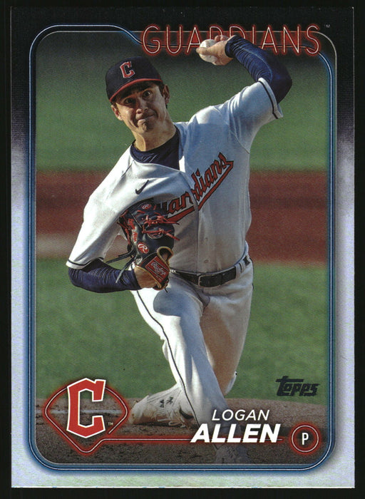 2024 Topps #339 Logan Allen Rainbow Foil