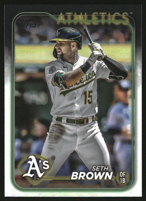 2024 Topps #79 Seth Brown Rainbow Foil