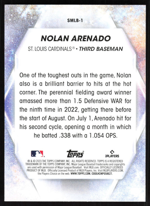 2023 Topps #SMLB-1 Nolan Arenado Stars of MLB