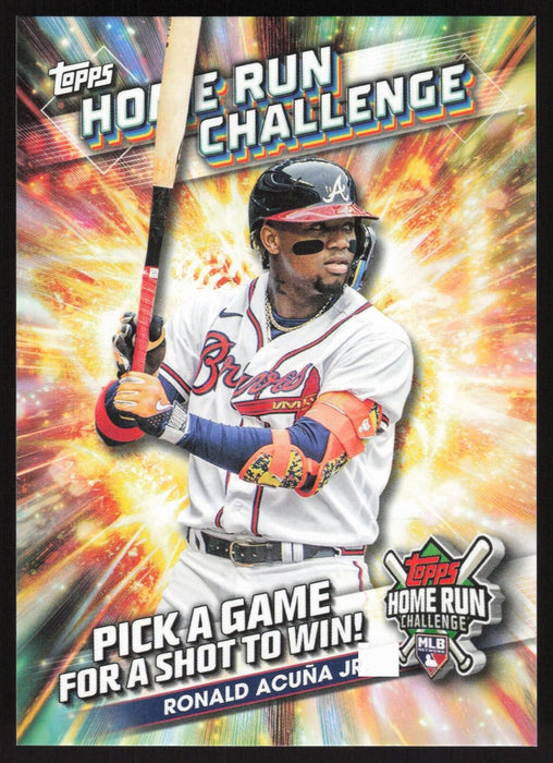 2024 Topps #HRC-4 Ronald Acuña Jr. Home Run Challenge (Series Two)