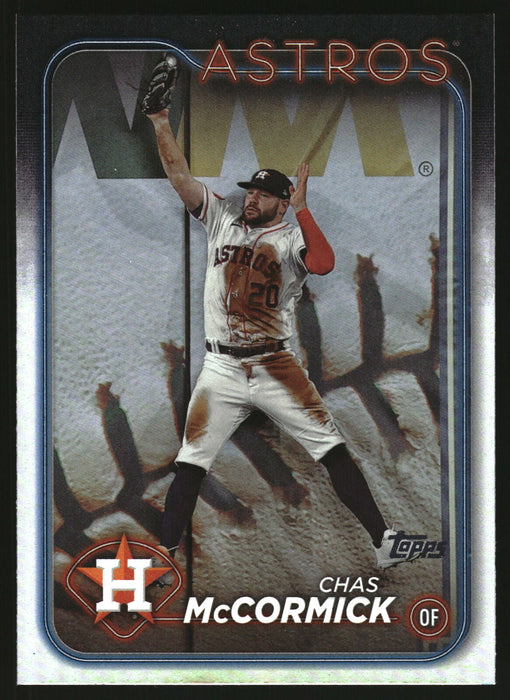 2024 Topps #203 Chas McCormick Rainbow Foil