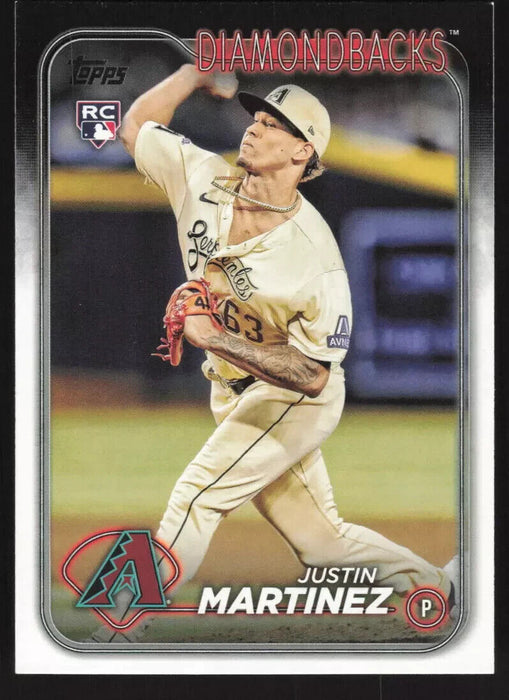 2024 Topps #325 Justin Martinez - 5 Card Player Lot - Rookie Card