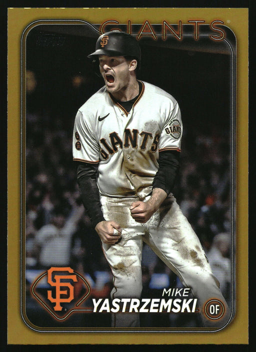 2024 Topps #124 Mike Yastrzemski Gold Foil