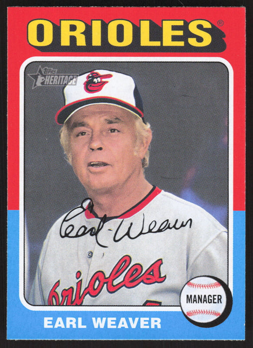 2024 Topps Heritage #153 Earl Weaver Base