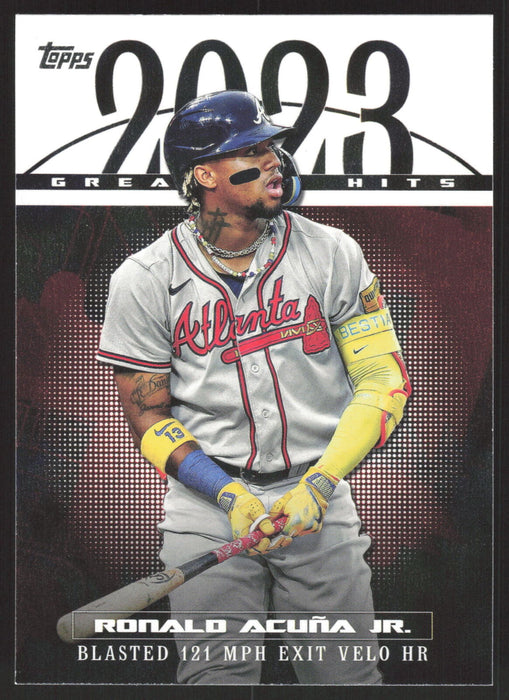 2024 Topps #23GH-8 Ronald Acuña Jr. 2023 Greatest Hits