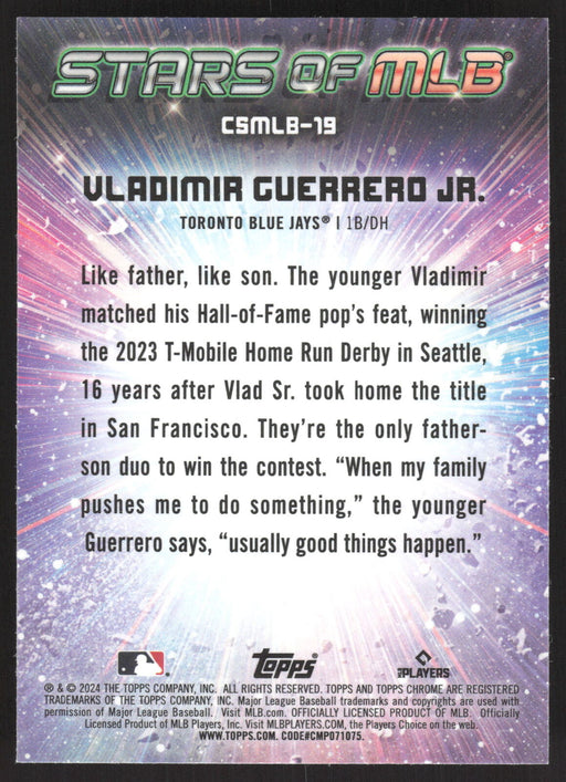 2024 Topps #CSMLB-19 Vladimir Guerrero Jr. Stars of MLB Chrome