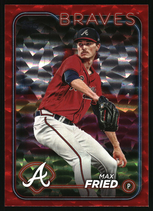 2024 Topps #146 Max Fried Red Crackle Foil #/199