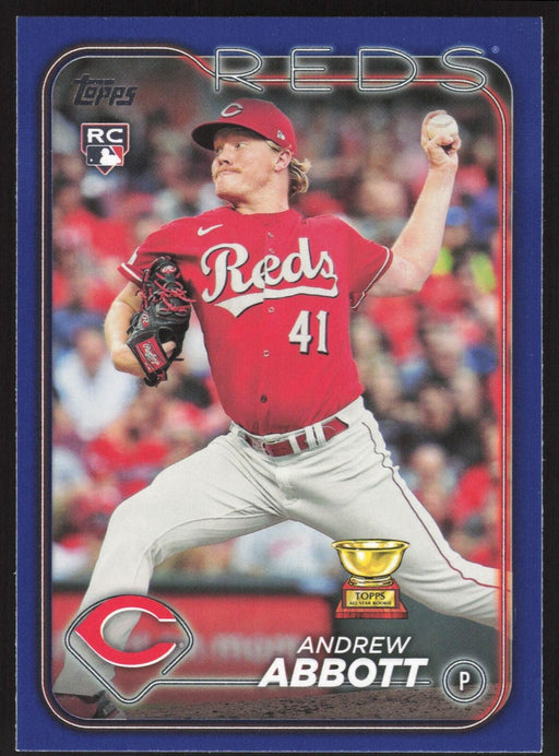 2024 Topps #214 Andrew Abbott Royal Blue