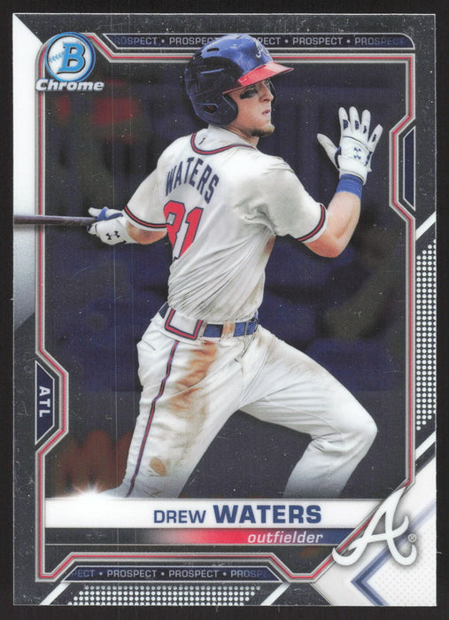 2021 Bowman #BCP-81 Drew Waters Chrome Prospects