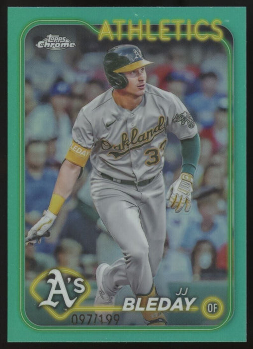 2024 Topps Chrome #190 JJ Bleday Aqua Refractor /199