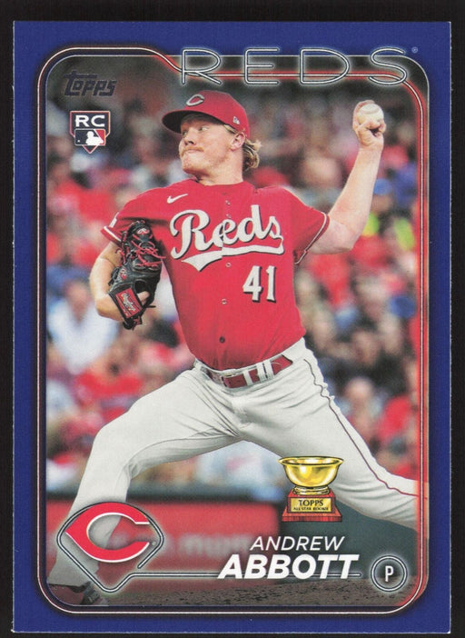2024 Topps #214 Andrew Abbott Royal Blue