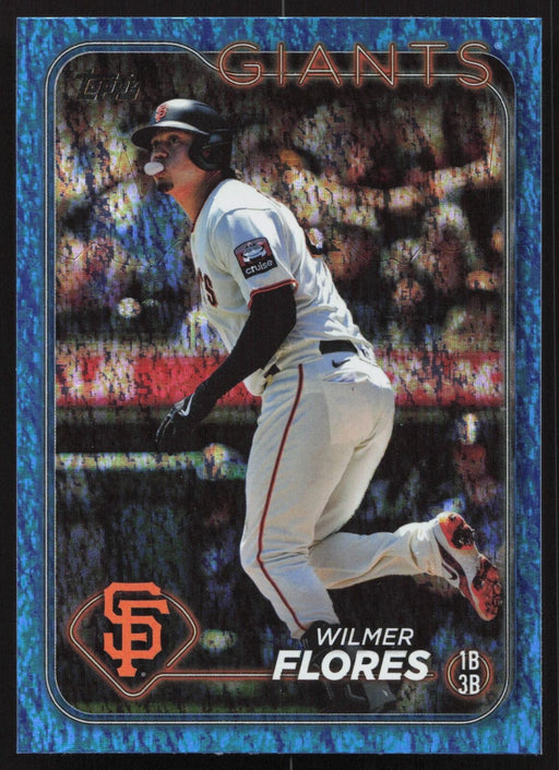 2024 Topps #234 Wilmer Flores Purple Holofoil #/799