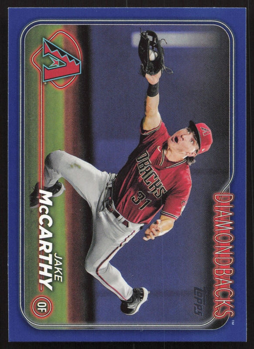 2024 Topps #482 Jake McCarthy Royal Blue