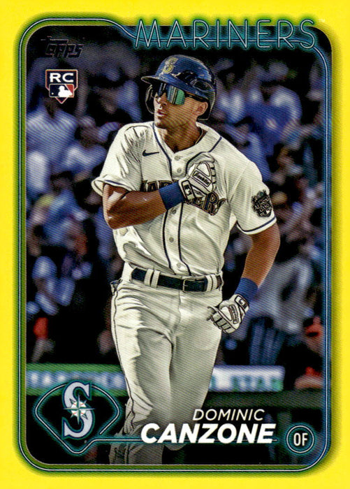2024 Topps #195 Dominic Canzone Yellow